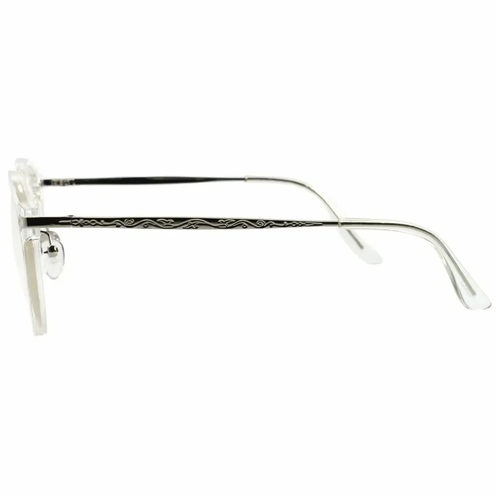 Indie Classic Vintage Retro Fashion Stylish Transparent Round Clear Lens Glasses